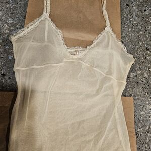 Abercrombie & Fitch Sheer Nylon Tanktop